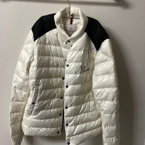 Moncler coat worn 3 times. Great condition.